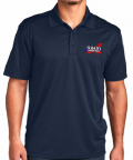 Navy Blue Men's Sport-Tek PosiCharge Micro-Mesh Polo with Embroidered NASBOCES Skills logo
